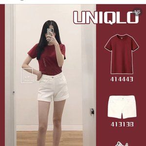 NWOT Uniqlo U fitted striped short sleeved t-shirt